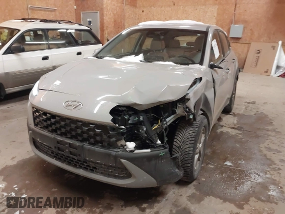 2023 Hyundai Kona SE with VIN KM8K2CAB5PU970137, listed as a IAAI auction lot 41493226 with 47,809 mi miles. Bid and sale history available at carsss.com. Image 6.