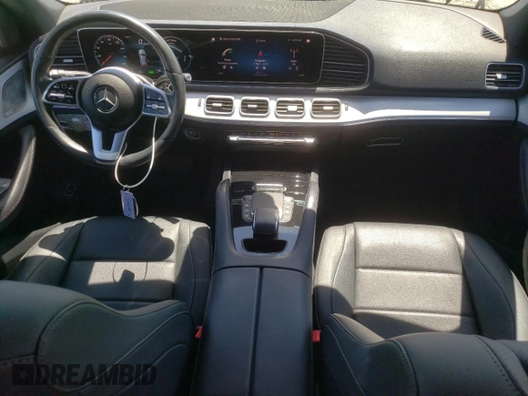 2021 Mercedes-Benz GLE 450 with VIN 4JGFB5KE9MA321329, listed as a Copart auction lot 55639335 with 47,069 mi miles and Salvage title. Bid and sale history available at DreamBid. Image 8.