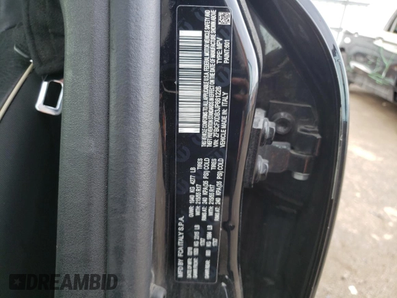 2018 FIAT 500X Lounge with VIN ZFBCFXDB3JP661226, listed as a Copart auction lot 78283264 with 101,698 mi miles and Salvage title. Bid and sale history available at DreamBid. Image 14.