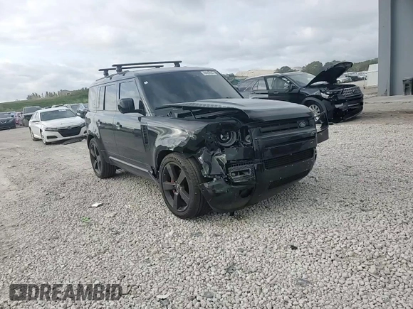 2024 Land Rover Defender X with VIN SALEXEEU0R2261987, listed as a Copart auction lot 46060625 with 5,062 mi miles and Salvage title. Bid and sale history available at DreamBid. Image 11.