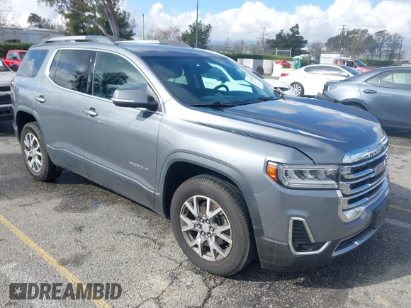 2020 GMC Acadia SLT with VIN 1GKKNMLS5LZ236694, listed as a IAAI auction lot 41535305 with 69,962 mi miles and . Bid and sale history available at DreamBid. Image 1.
