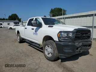 2023 Ram 2500 Tradesman with VIN 3C6UR5HJ8PG610307, listed as a Copart auction lot 68099834 with 0 mi miles and Salvage Title. Bid and sale history available at carsss.com. Image 4.