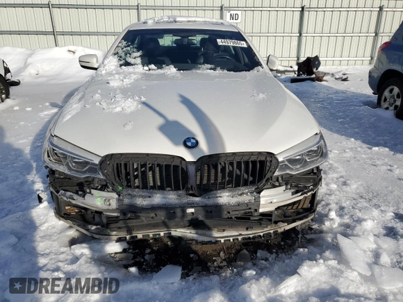 2017 BMW 5 Series 530i xDrive with VIN WBAJA7C39HG904946, listed as a Copart auction lot 44979865 with 132,890 mi miles and Salvage Title. Bid and sale history available at carsss.com. Image 5.