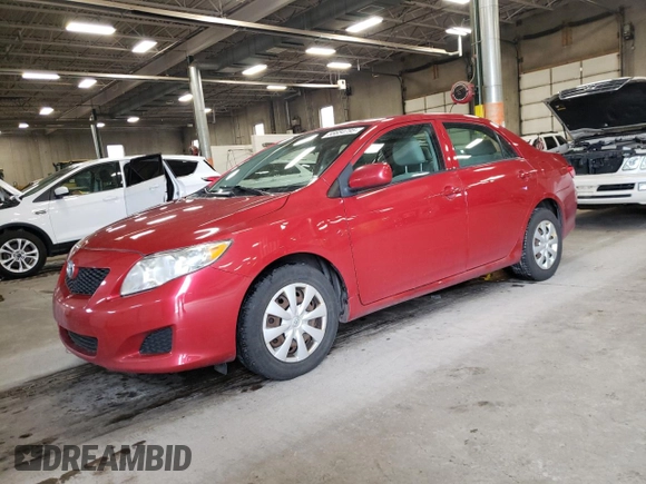 2009 Toyota Corolla with VIN 1NXBU40E19Z121976, listed as a Copart auction lot 55654795 with 238,532 mi miles and Clean Title. Bid and sale history available at carsss.com. Image 1.