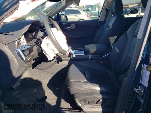 2020 Audi Q7 Premium with VIN WA1AJAF75LD011028, listed as a Copart auction lot 43251574 with 46,658 mi miles. Bid and sale history available at carsss.com. Image 7.