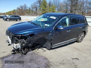 2019 Infiniti QX60 Pure with VIN 5N1DL0MM1KC505094, listed as a Copart auction lot 51243615 with 42,850 mi miles and Salvage title. Bid and sale history available at DreamBid. Image 1.