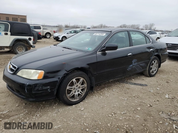 1999 Acura TL with VIN 19UUA5653XA042750, listed as a Copart auction lot 83714204 with 155,617 mi miles and Salvage Title. Bid and sale history available at carsss.com. Image 1.