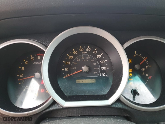 2007 Toyota 4Runner SR5 with VIN JTEBT14R870065781, listed as a Copart auction lot 52143625 with 271,124 mi miles and Clean Title. Bid and sale history available at carsss.com. Image 9.
