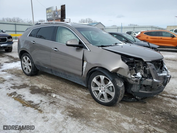 2012 Cadillac SRX Premium Collection with VIN 3GYFNFE30CS528551, listed as a Copart auction lot 45943985 with 137,453 mi miles and Salvage Title. Bid and sale history available at carsss.com. Image 4.