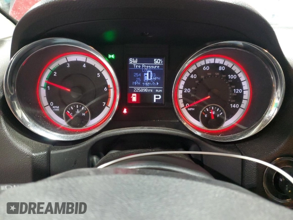 2011 Dodge Durango R/T with VIN 1D4SE6GT1BC683389, listed as a Copart auction lot 52189565 with 225,898 mi miles and Salvage title. Bid and sale history available at DreamBid. Image 9.