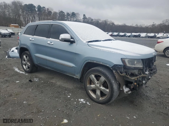 2013 Jeep Grand Cherokee Limited with VIN 1C4RJFBT0DC573452, listed as a Copart auction lot 45848055 with 202,496 mi miles and Salvage Title. Bid and sale history available at carsss.com. Image 4.