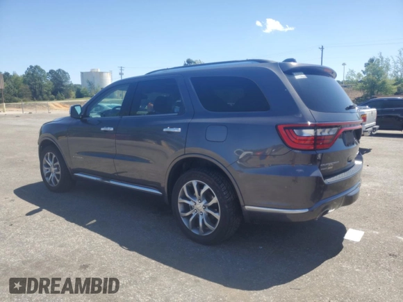 2016 Dodge Durango Citadel Anodized Platinum with VIN 1C4SDJET6GC467972, listed as a Copart auction lot 50629314 with 119,114 mi miles and . Bid and sale history available at DreamBid. Image 2.