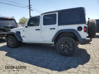 2023 Jeep Wrangler Sport S with VIN 1C4HJXDG0PW638871, listed as a Copart auction lot 47102315 with Not Provided miles and Clean Title. Bid and sale history available at DreamBid. Image 2.