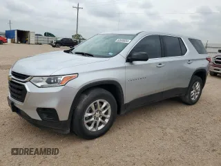 2021 Chevrolet Traverse LS with VIN 1GNERFKW0MJ271177, listed as a Copart auction lot 63536654 with 42,452 mi miles and Clean Title. Bid and sale history available at carsss.com. Image 1.