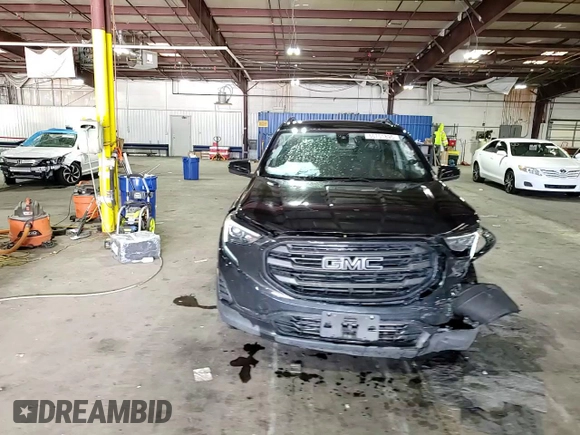 2021 GMC Terrain SLE z VIN 3GKALTEV7ML360767, wystawiony jako Copart lot #55701895 z przebiegiem 46 500 mil mil oraz Szkoda całkowita • Salvage title. Historia ofert i sprzedaży dostępna na DreamBid. Obrazek 13.