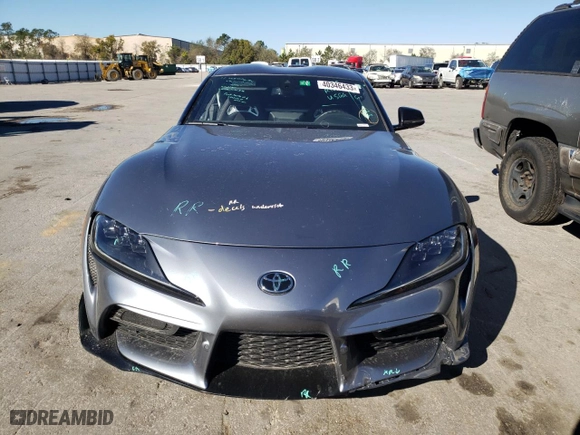 2022 Toyota GR Supra 3.0 with VIN WZ1DB0C05NW047232, listed as a Copart auction lot 40346433 with 15,022 mi miles. Bid and sale history available at carsss.com. Image 5.