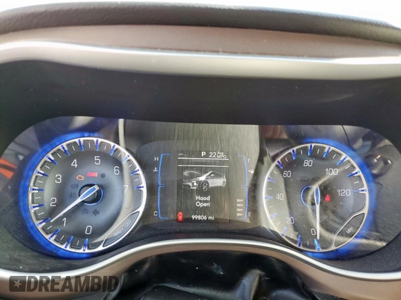 2018 Chrysler Pacifica Touring Plus with VIN 2C4RC1FG3JR125624, listed as a Copart auction lot 55962635 with 99,806 mi miles and Salvage title. Bid and sale history available at DreamBid. Image 9.
