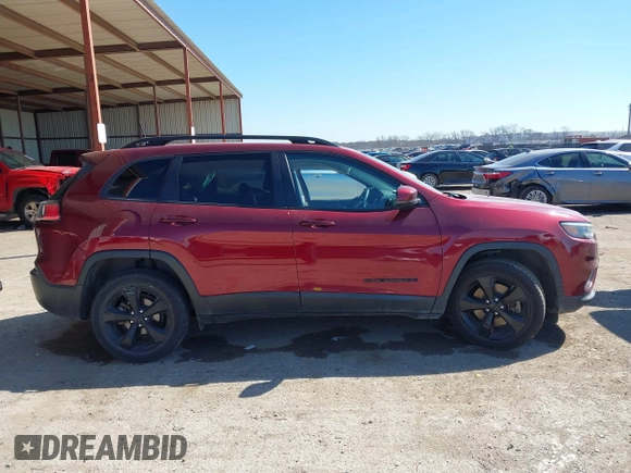 2020 Jeep Cherokee Altitude with VIN 1C4PJLLB7LD561240, listed as a IAAI auction lot 41607199 with 33,962 mi miles. Bid and sale history available at carsss.com. Image 12.