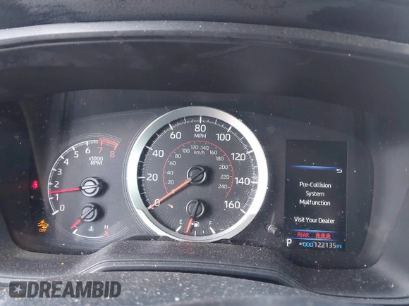 2022 Toyota Corolla Cross LE with VIN 7MUCAAAG1NV004645, listed as a IAAI auction lot 42098602 with 122,135 mi miles and . Bid and sale history available at DreamBid. Image 7.