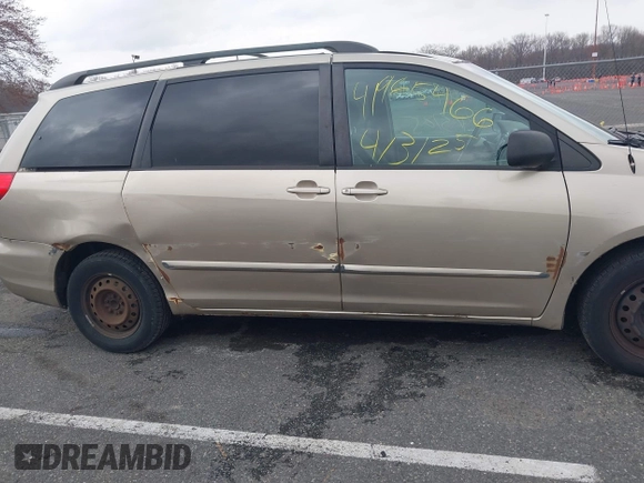 2006 Toyota Sienna CE with VIN 5TDZA23C06S459895, listed as a IAAI auction lot 41965466 with 208,688 mi miles and . Bid and sale history available at DreamBid. Image 6.