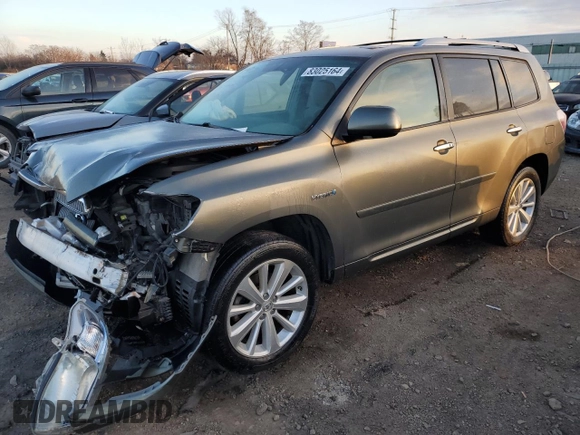 2009 Toyota Highlander Hybrid with VIN JTEEW41A492035706, listed as a Copart auction lot 83025164 with 245,728 mi miles and Salvage Title. Bid and sale history available at carsss.com. Image 1.