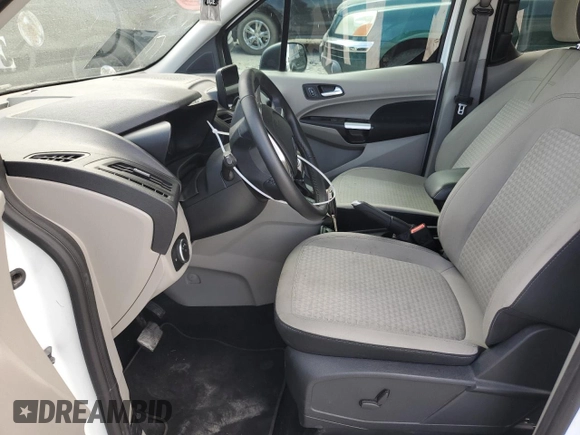 2022 Ford Transit Connect XLT with VIN NM0GS9F28N1543603, listed as a Copart auction lot 61275774 with 19,014 mi miles and Salvage title. Bid and sale history available at DreamBid. Image 7.