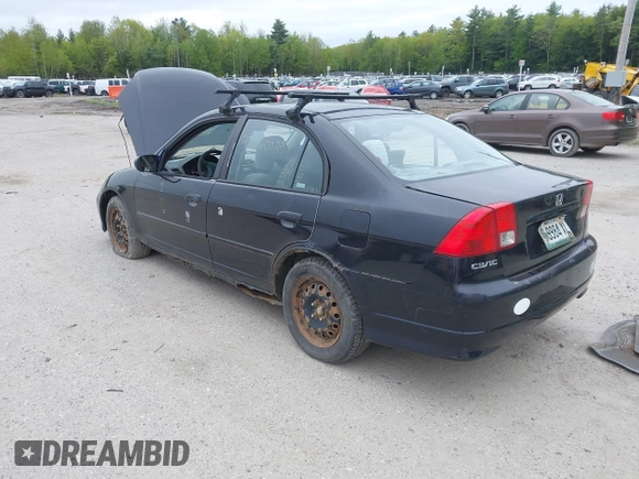 2004 Honda Civic LX z VIN 2HGES165X4H543397, wystawiony jako IAAI lot #42260029 z przebiegiem 210 072 mil mil oraz . Historia ofert i sprzedaży dostępna na DreamBid. Obrazek 3.
