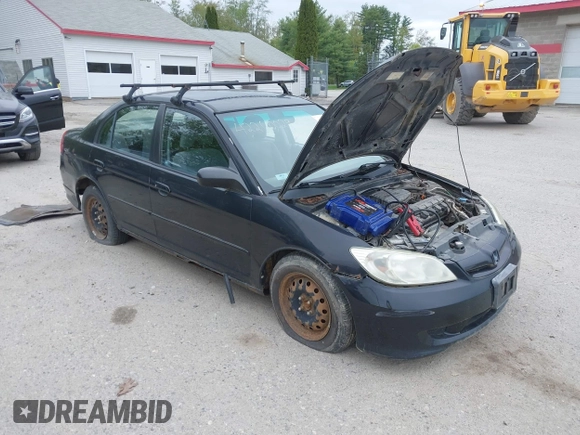 2004 Honda Civic LX z VIN 2HGES165X4H543397, wystawiony jako IAAI lot #42260029 z przebiegiem 210 072 mil mil oraz . Historia ofert i sprzedaży dostępna na DreamBid. Obrazek 1.
