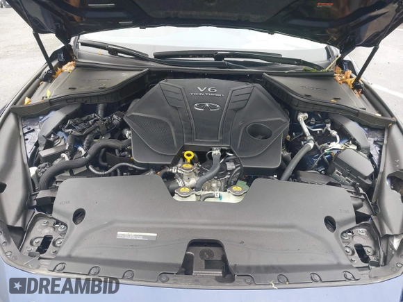 2024 Infiniti Q50 Luxe with VIN JN1EV7BR7RM631669, listed as a IAAI auction lot 42379035 with 9,376 mi miles and . Bid and sale history available at DreamBid. Image 10.