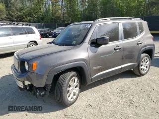 2017 Jeep Renegade Latitude z VIN ZACCJBBB1HPG56993, wystawiony jako Copart lot #53886545 z przebiegiem 129 449 mil mil oraz Szkody całkowita. Historia ofert i sprzedaży dostępna na DreamBid. Obrazek 1.
