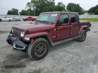 2021 Jeep Gladiator High Altitude with VIN 1C6HJTFGXML622574, listed as a Copart auction lot 55008635 with 44,583 mi miles and Salvage title. Bid and sale history available at DreamBid. Image 1.