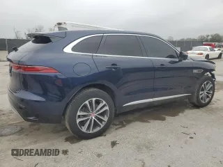 2021 Jaguar F-Pace with VIN SADCK2EX3MA673555, listed as a Copart auction lot 45347255 with 51,040 mi miles and Salvage title. Bid and sale history available at DreamBid. Image 3.