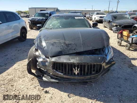 2015 Maserati Quattroporte S Q4 z VIN ZAM56RRA4F1144458, wystawiony jako Copart lot #81561294 z przebiegiem 113 566 mil mil oraz Szkody całkowita. Historia ofert i sprzedaży dostępna na DreamBid. Obrazek 5.