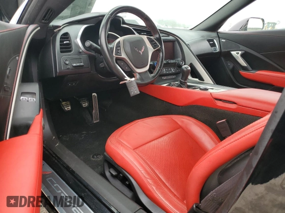2015 Chevrolet Corvette 2LT with VIN 1G1YC2D7XF5100754, listed as a Copart auction lot 82819574 with 6,030 mi miles and Non Repairable. Bid and sale history available at carsss.com. Image 8.