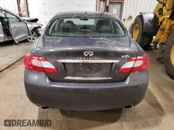 2011 Infiniti M37 with VIN JN1BY1AR8BM376710, listed as a Copart auction lot 79975754 with 64,135 mi miles and Salvage Title. Bid and sale history available at carsss.com. Image 6.