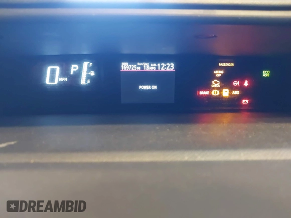 2015 Toyota Prius One with VIN JTDKDTB38F1099580, listed as a IAAI auction lot 42050228 with 169,725 mi miles and . Bid and sale history available at DreamBid. Image 7.