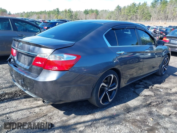 2014 Honda Accord Sport with VIN 1HGCR2F5XEA098961, listed as a IAAI auction lot 42006615 with 127,167 mi miles and . Bid and sale history available at DreamBid. Image 4.