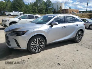2024 Lexus RX with VIN 2T2BAMBA1RC028911, listed as a Copart auction lot 75608394 with 8,362 mi miles and Salvage Title. Bid and sale history available at carsss.com. Image 1.