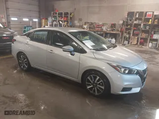2021 Nissan Versa SV with VIN 3N1CN8EV3ML828668, listed as a IAAI auction lot 41821179 with 126,447 mi miles. Bid and sale history available at carsss.com. Image 1.