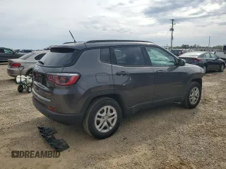2018 Jeep Compass Sport with VIN 3C4NJCAB7JT136974, listed as a Copart auction lot 50920255 with 107,557 mi miles and Non Repairable. Bid and sale history available at carsss.com. Image 3.
