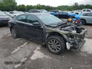 2020 Acura TLX with VIN 19UUB1F39LA003725, listed as a Copart auction lot 62108405 with Not provided miles and Salvage title. Bid and sale history available at DreamBid. Image 4.