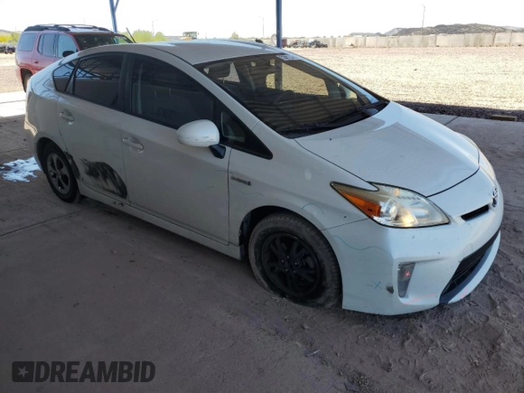 2012 Toyota Prius One with VIN JTDKN3DU7C5429684, listed as a Copart auction lot 53813745 with 252,692 mi miles and Salvage Title. Bid and sale history available at carsss.com. Image 4.