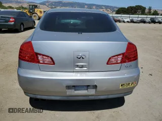 2003 Infiniti G35 w/Leather with VIN JNKCV51E03M001439, listed as a Copart auction lot 59347455 with 123,084 mi miles and Salvage title. Bid and sale history available at DreamBid. Image 6.