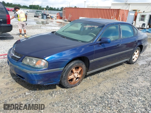 2001 Chevrolet Impala z VIN 2G1WF52E319202359, wystawiony jako IAAI lot #42250451 z przebiegiem Nie podano mil oraz . Historia ofert i sprzedaży dostępna na DreamBid. Obrazek 2.