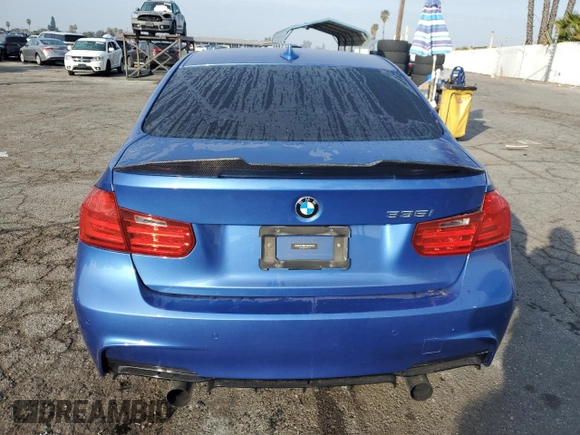 2013 BMW 3 Series 335i with VIN WBA3A9C57DF475179, listed as a Copart auction lot 43170245 with 128,589 mi miles and Salvage Title. Bid and sale history available at carsss.com. Image 6.