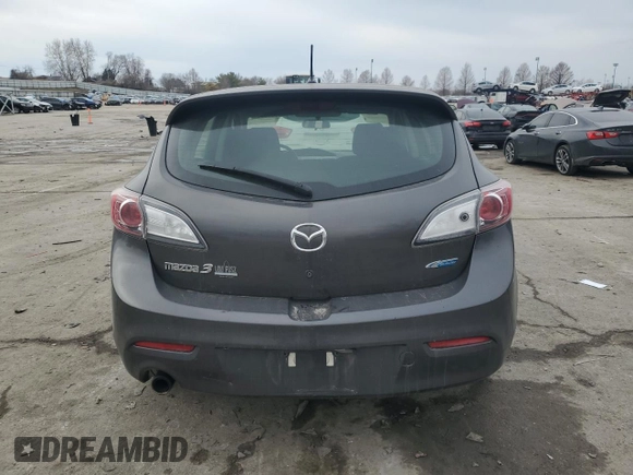 2013 Mazda 3 i Touring with VIN JM1BL1LPXD1833531, listed as a Copart auction lot 46881095 with 166,529 mi miles and Salvage Title. Bid and sale history available at carsss.com. Image 6.