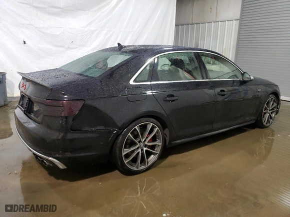 2018 Audi S4 Premium Plus with VIN WAUB4AF46JA002776, listed as a Copart auction lot 42753083 with 35,590 mi miles. Bid and sale history available at carsss.com. Image 3.