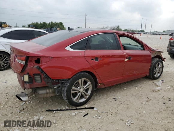 2019 Hyundai Sonata SEL with VIN 5NPE34AF4KH805464, listed as a Copart auction lot 50806735 with 73,112 mi miles and Salvage Title. Bid and sale history available at DreamBid. Image 3.