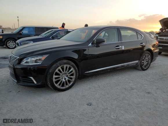 2013 Lexus LS 460 L with VIN JTHGL5EF0D5047651, listed as a Copart auction lot 74541134 with 0 mi miles and Non Repairable. Bid and sale history available at carsss.com. Image 1.