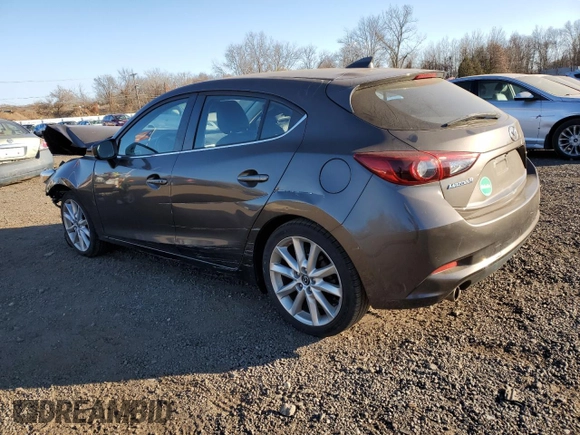 2017 Mazda 3 Grand Touring with VIN JM1BN1M35H1140751, listed as a Copart auction lot 80902854 with 61,384 mi miles and Salvage Title. Bid and sale history available at DreamBid. Image 2.